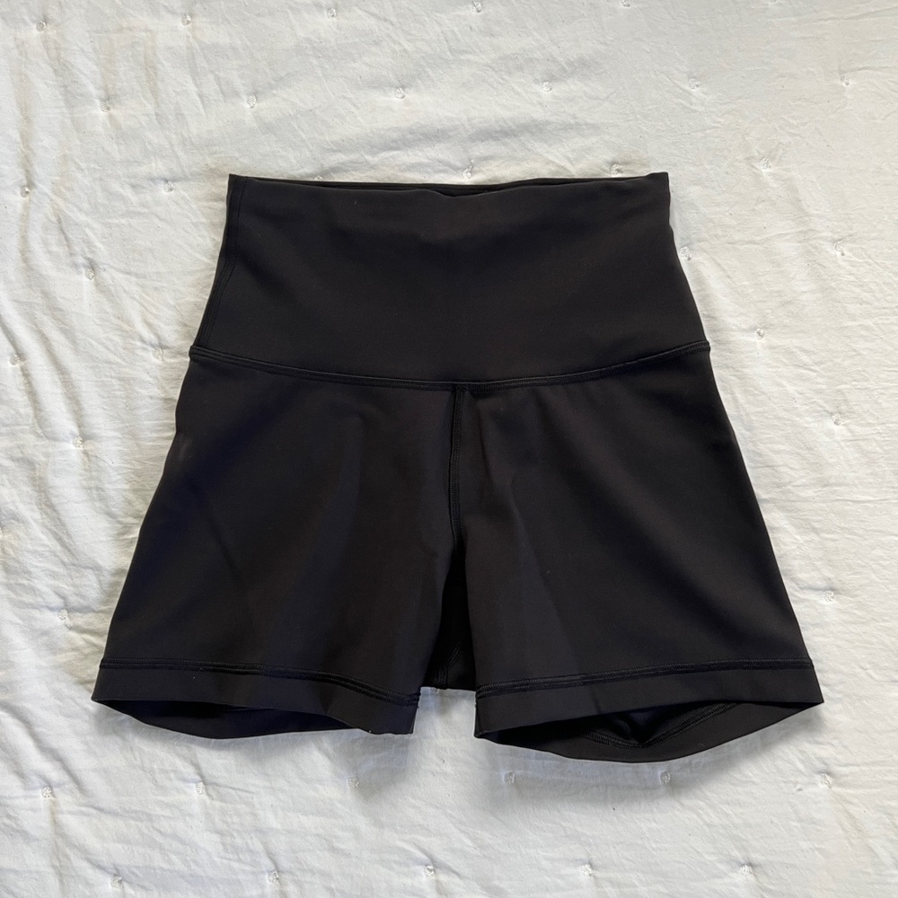 Lululemon Black Align 4” Biker Shorts